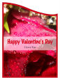 Photo Valentine Curved Wine Labels 2.75x3.75 